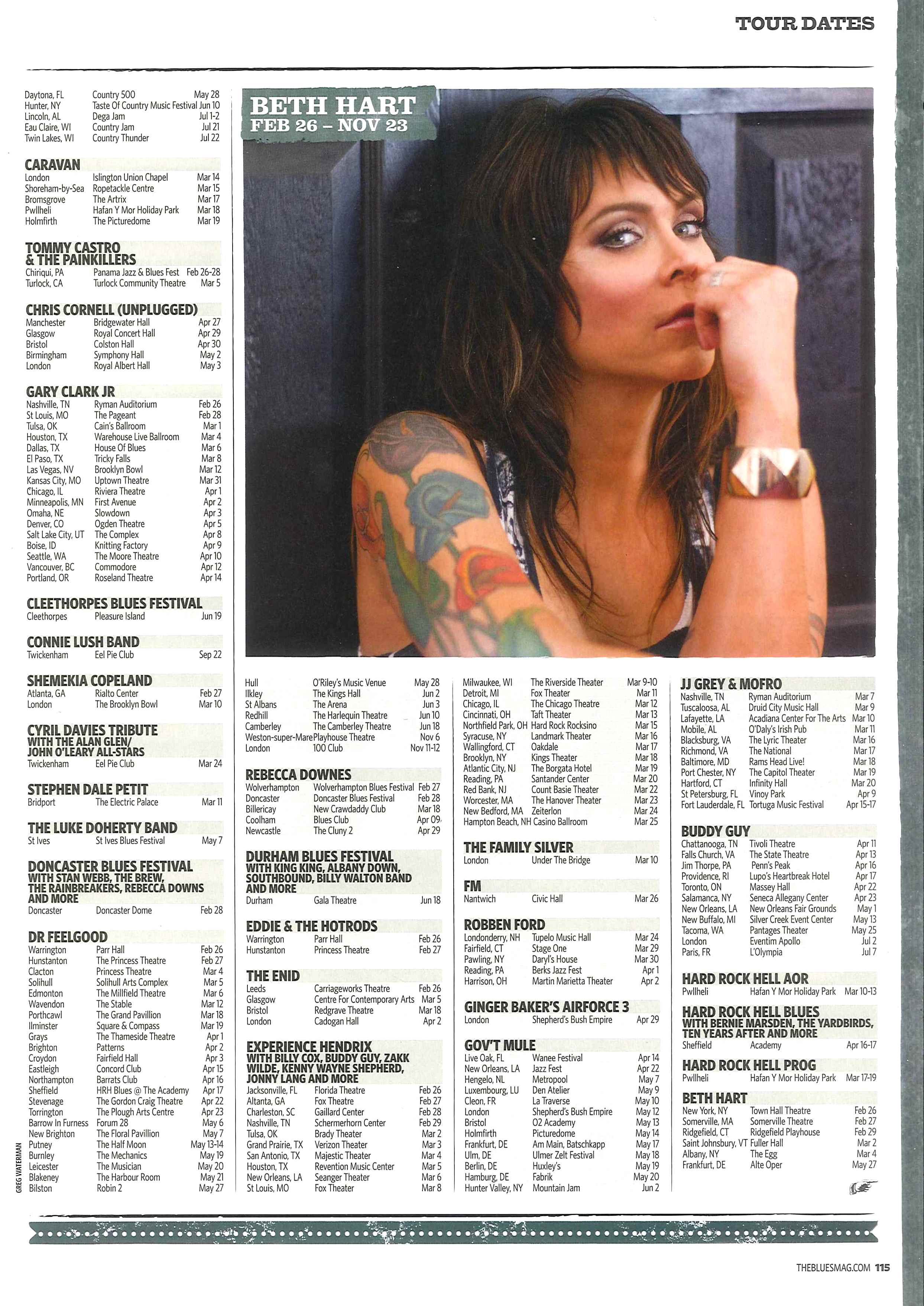 The Blues_Feb 2016_Beth Hart_Nov Gig Listings_5